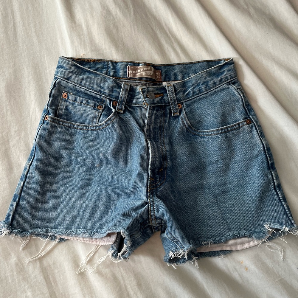 Vintage Levi 505 denim shorts